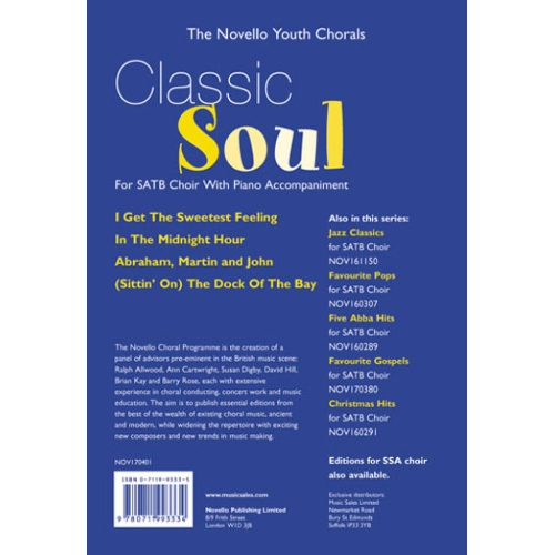The Novello Youth Chorals: Classic Soul