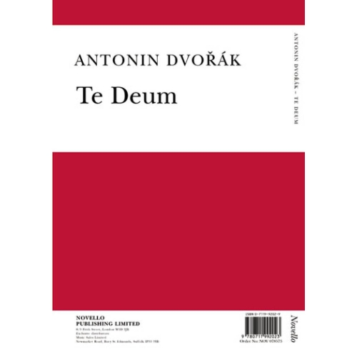 Te Deum (vocal score)