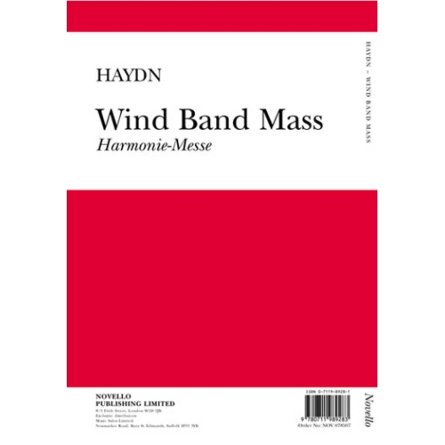 Wind Band Mass (Harmonie-Messe) Vocal Score