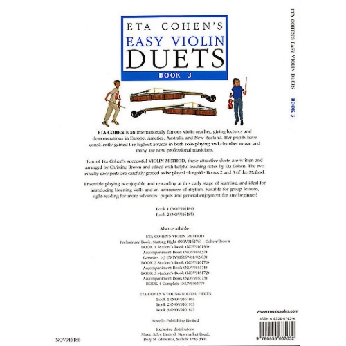 Eta Cohen's Easy Violin Duets Book 3