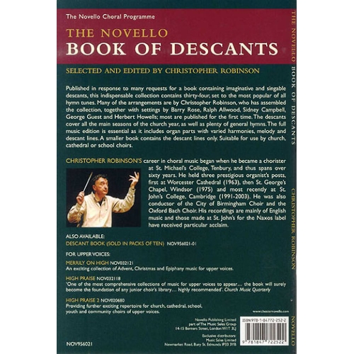 The Novello Book Of Descants