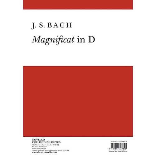 Bach, J S - Magnificat In D