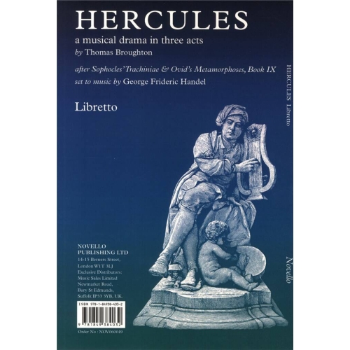 Hercules - A Musical Drama In Three Acts