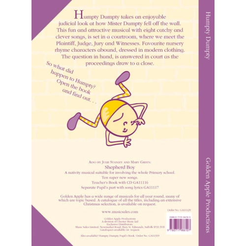 Stanley & Green - Humpty Dumpty (Teachers Book/CD)