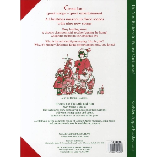 Campbell, Debbie - Do You Believe In Father Christmas? - Teachers Book/CD