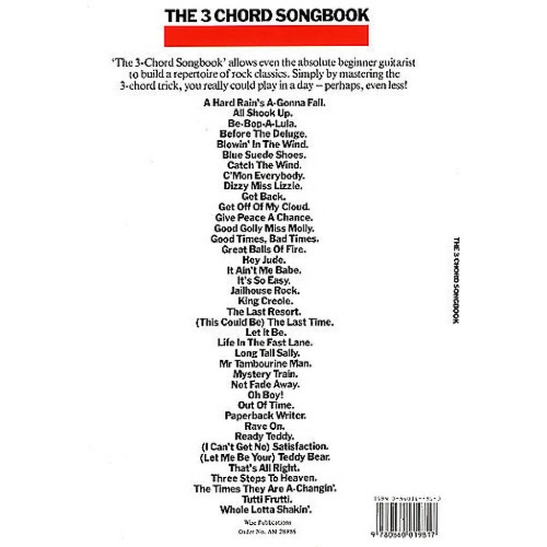 The 3 Chord Songbook Book 1