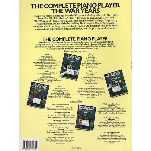 The Complete Piano Player: The War Years