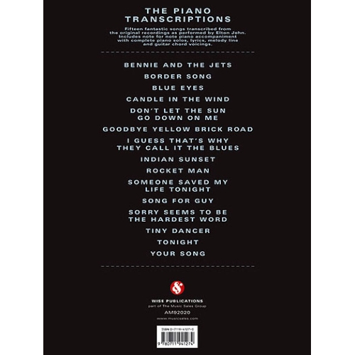 Elton John: The Piano Transcriptions