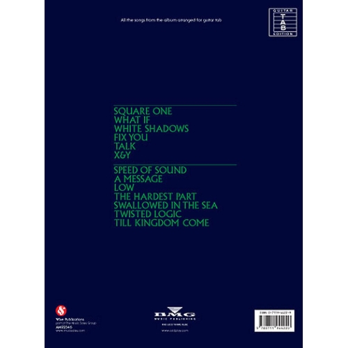 Coldplay: X+Y (TAB)