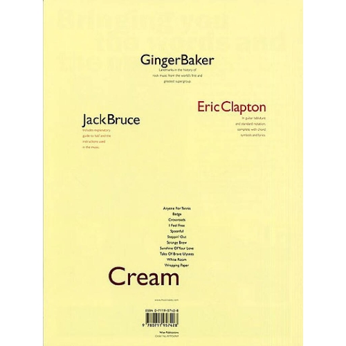 The Cream Of Cream (TAB)