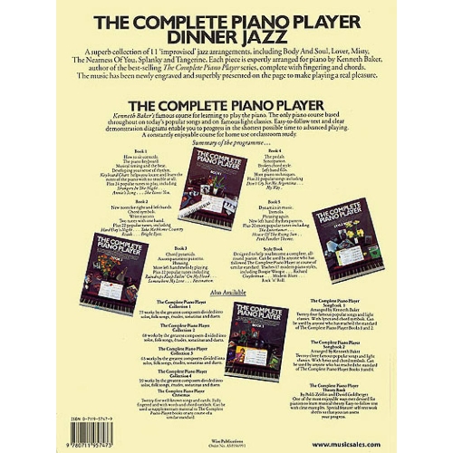 The Complete Piano Player: Dinner Jazz