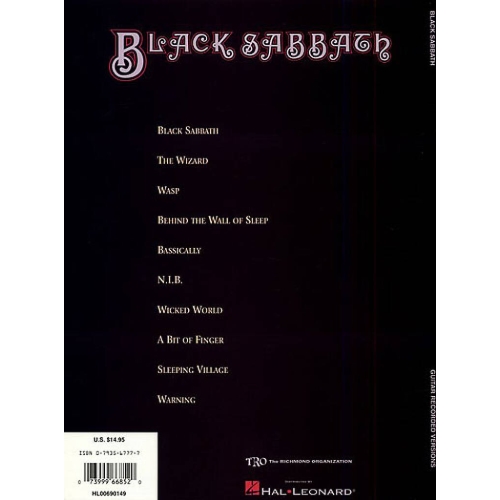 Black Sabbath: Black Sabbath