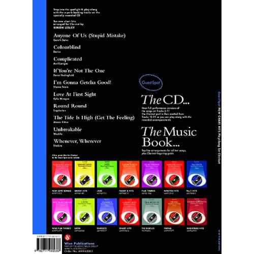 Guest Spot: New Chart Titles Playalong For Clarinet