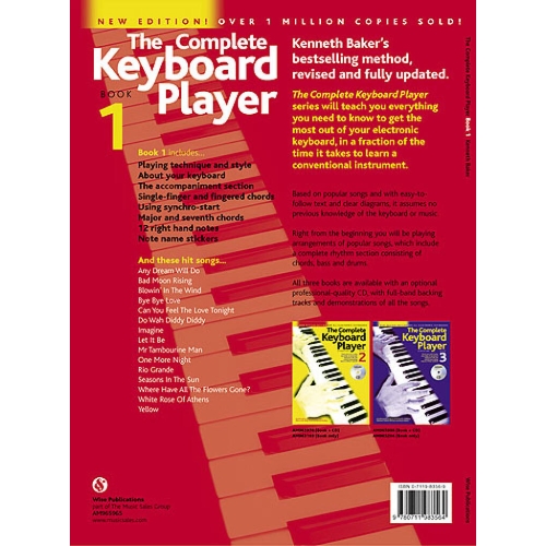 The Complete Keyboard Player: Book 1 With CD (Revised Edition)