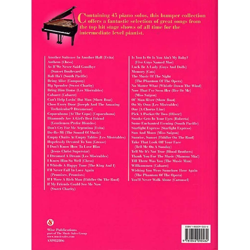 Great Piano Solos - The Show Book