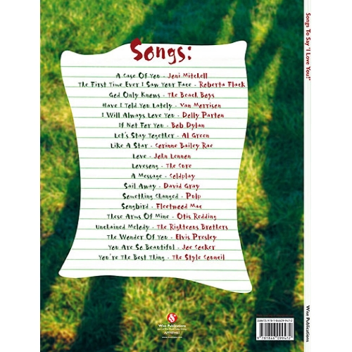 Songs To Say I Love You!