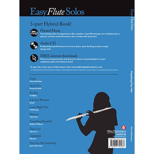 Solo Début Series: Easy Flute Solos: Playalong Pop Hits (Book/CD)