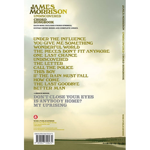 James Morrison: Undiscovered (Chord Songbook)