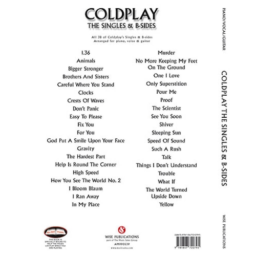 Coldplay: The Singles & B-Sides (PVG)