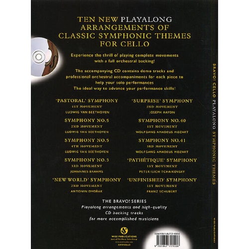 Bravo!: Playalong Symphonic Themes (Cello)