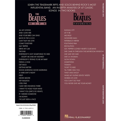 The Beatles Hits Guitar Signature Licks
