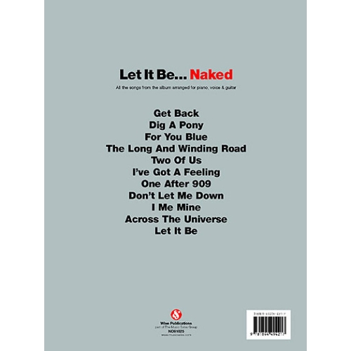The Beatles: Let It Be... Naked (PVG)