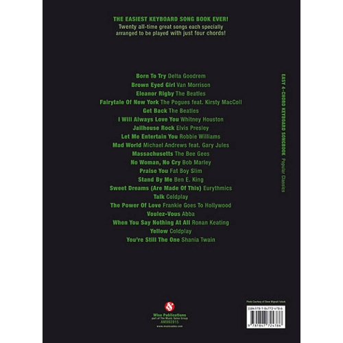 Easy 4-Chord Keyboard Songbook: Popular Classics