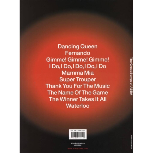 The Great Songs Of Abba (Book/CD)
