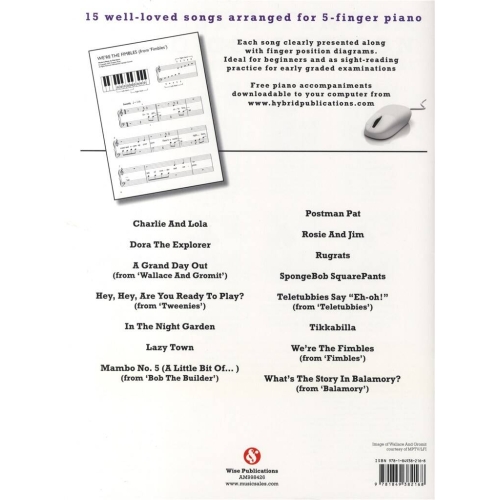 Easiest 5-Finger Piano Collection: Childrens Favourites