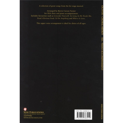 Lionel Bart: Choral Selections From Oliver! (SSA)