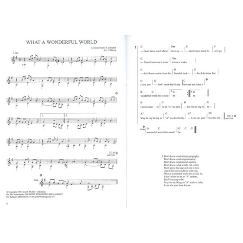 PopSongs for Classical Guitar Volume 1 - Campbell, Geld, Gimbel, Hermosa, Lloyd Webber, Revaux, Valens, Vangelis and Wine Arr: H