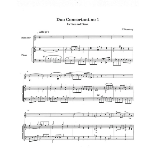 Duo Concertant no. 1 - Jean-Baptiste Duvernoy