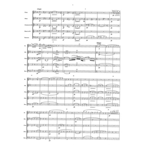 Quintet in Eb, Op. 2 nr. 1 - Henri Brod