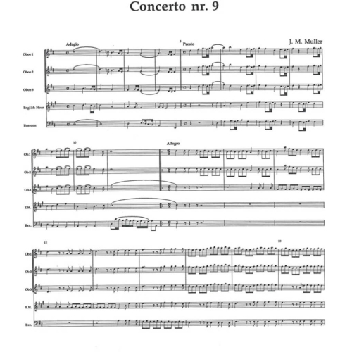 Four Concertos - Nos 9, 10 and 11 - J Muller