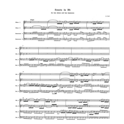 Sonata - Antonio Lotti