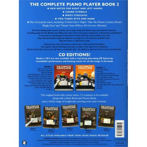 The Complete Piano Player Book 2 - CD Edition