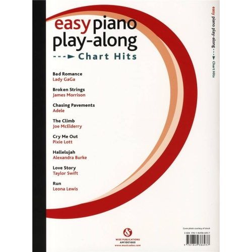 Easy Piano Play-Along Chart Hits