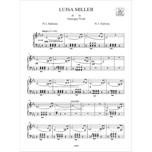 Verdi, Giuseppe - Luisa Miller (Vocal Score)