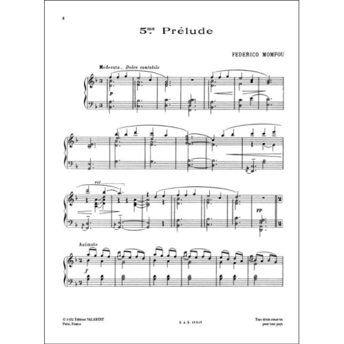 Mompou, Frederic - Piano Album