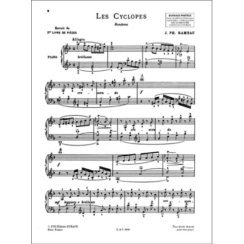 Rameau, Jean-Philippe - Les Cyclopes