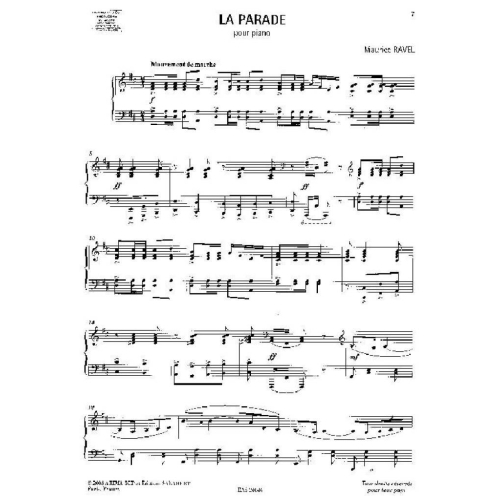 Ravel, Maurice - La Parade