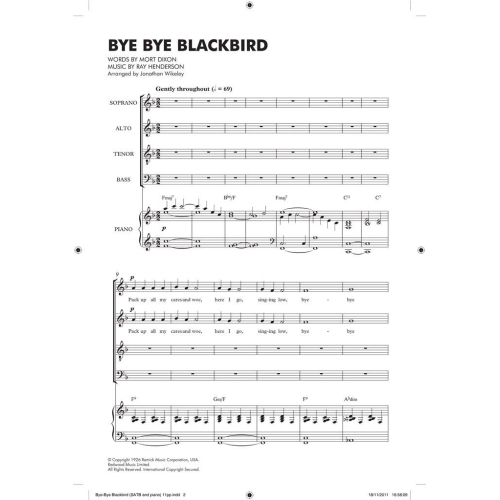 Bye Bye Blackbird -