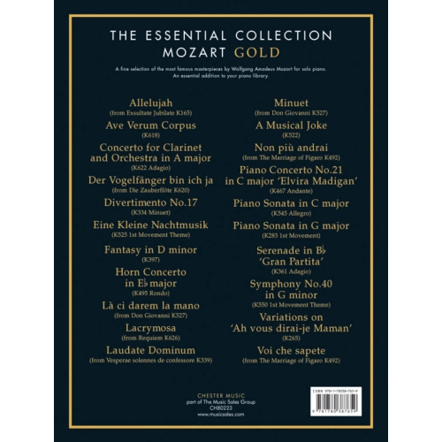 The Essential Collection: Mozart Gold (CD Edition)
