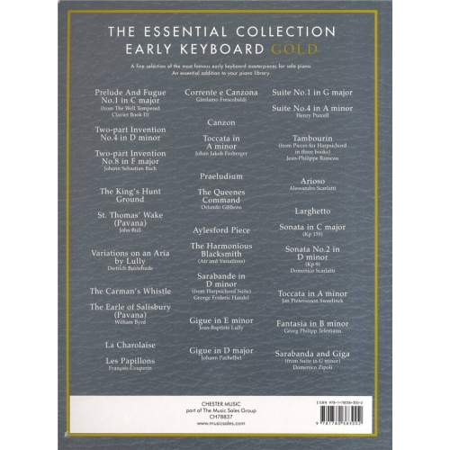 The Essential Collection Early Keyboard Gold CD Ed