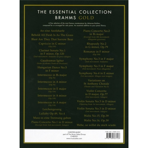 The Essential Collection: Brahms Gold (CD Edition)