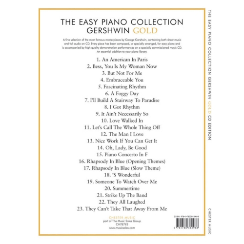 The Easy Piano Collection: Gershwin Gold (CD Ed.)