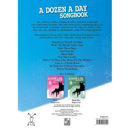 A Dozen A Day Songbook: Christmas