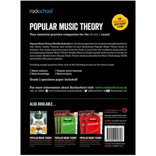 Rockschool Theory Workbook Grade 1