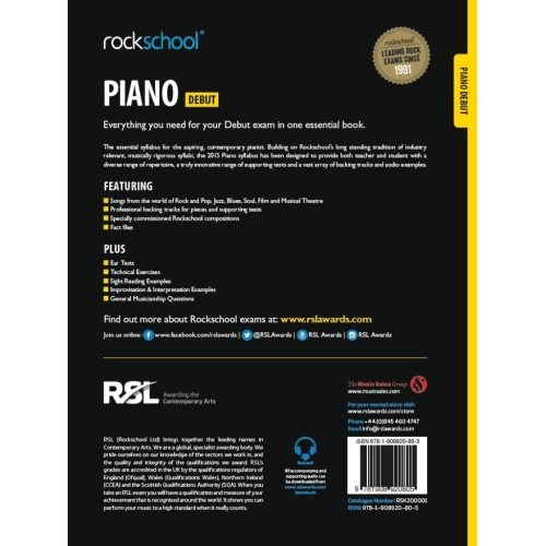 Rockschool Piano - Debut (2015)