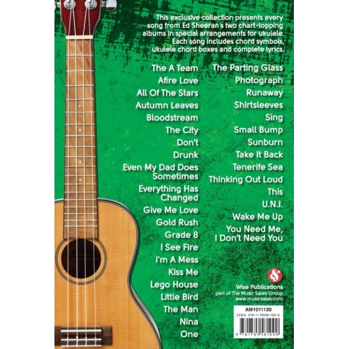 Ed Sheeran Ukulele Chord Songbook
